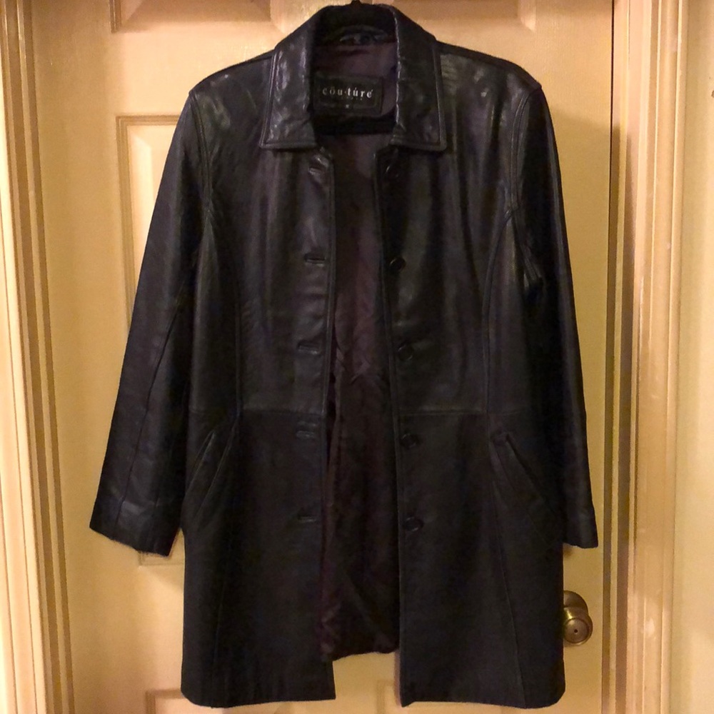 Couture by J. Park leather coat